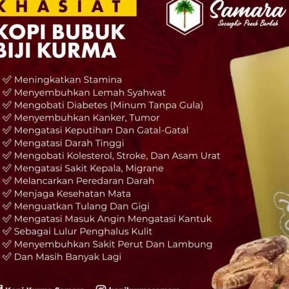 

Sale Ready Stock [Terlaris][Terbaru]]Promo] Kopi Bubuk Biji Kurma Samara