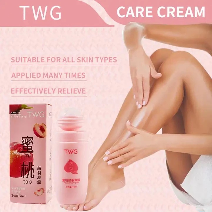 Ay00 TWG Peach Chapping Gel 60ml - Pelembab Kaki dan Tangan pecah-pecah kering bersisik