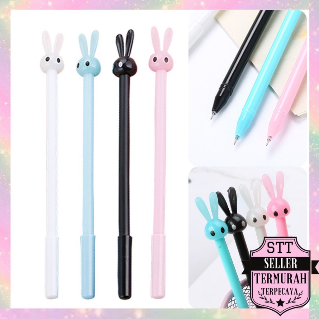 

STT Pulpen Pena Bentuk Karakter Kepala Kelinci Bolpen Karakter Bunny Lucu Unik Pulpen Karakter Gel Imut Pulpen Gel Pena Murah