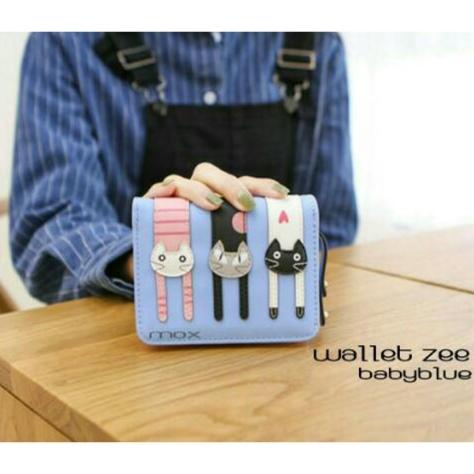 Dompet Koin Korea Wanita Cat Lucu Kekinian