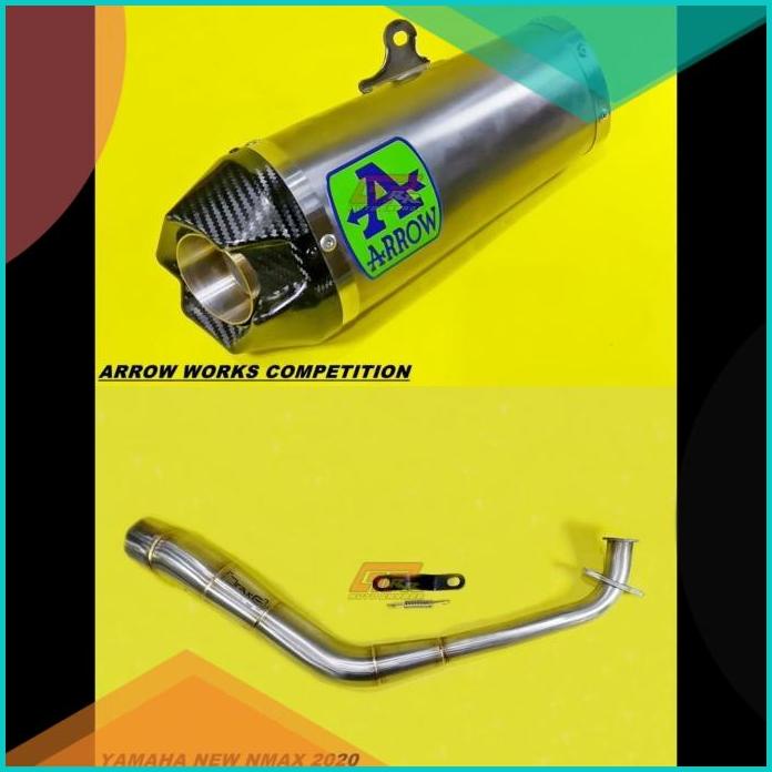 Knalpot Arrow Works Competition Fullsystem Yamaha New Nmax 2020 16novz