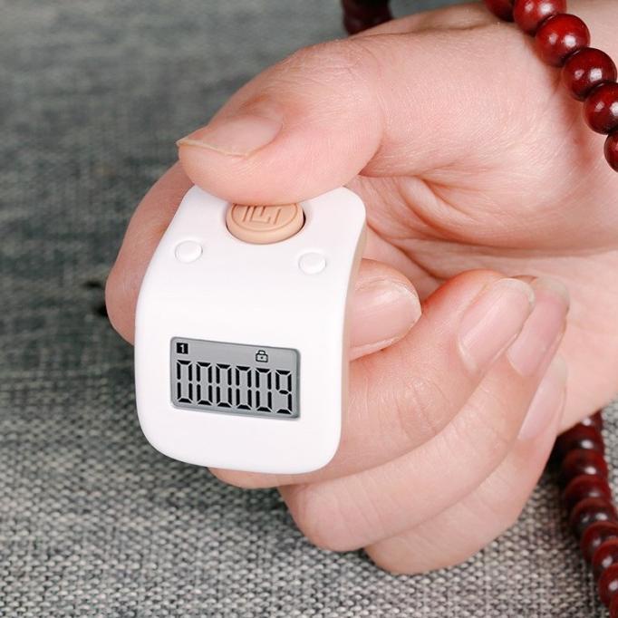 Tasbih digital Rechargeable generasi terbaru tally counter hold silent