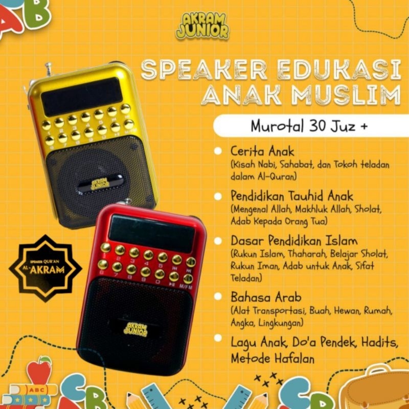 [ELECTROPICALLY] SPEAKER QURAN MUROTTAL KIDS SPEKER SPESIAL KONTEN ANAK MUSLIM