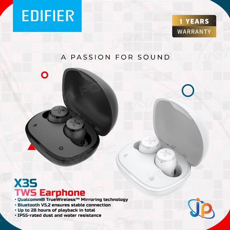 [ELECTROPICALLY] Edifier TWS X3S - Earbuds/ Earphone Wireless Bluetooth