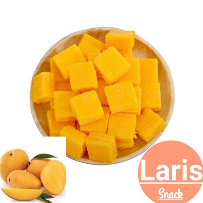 

500 Gr Permen Jelly Mangga / Jeli Buah Mangga / Mango Jelly / Permen Jelly Mangga Kiloan