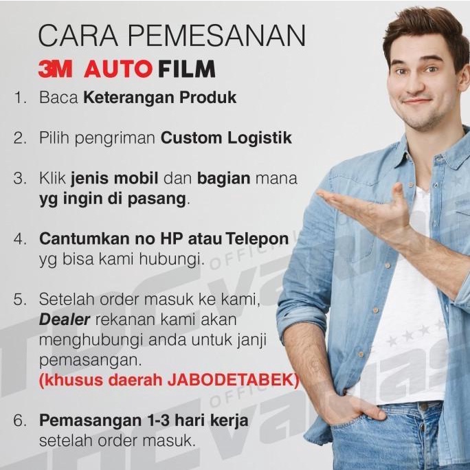 Window Auto Film Avanza Xenia Kaca Film Mobil 3M Asli