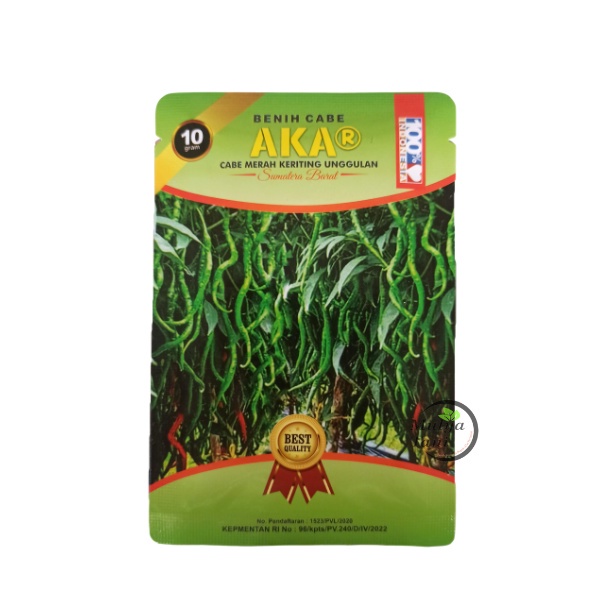 Benih Cabe Keriting Akar Lokal Sumatera 10 Gram
