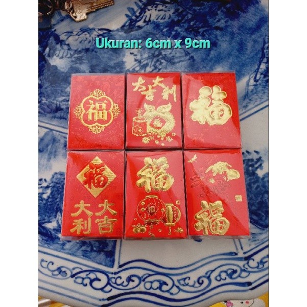 

New! Angpau Imlek Mini / Angpao Fuk Mini / Amplop CNY Mini Bisa Gantung Limited