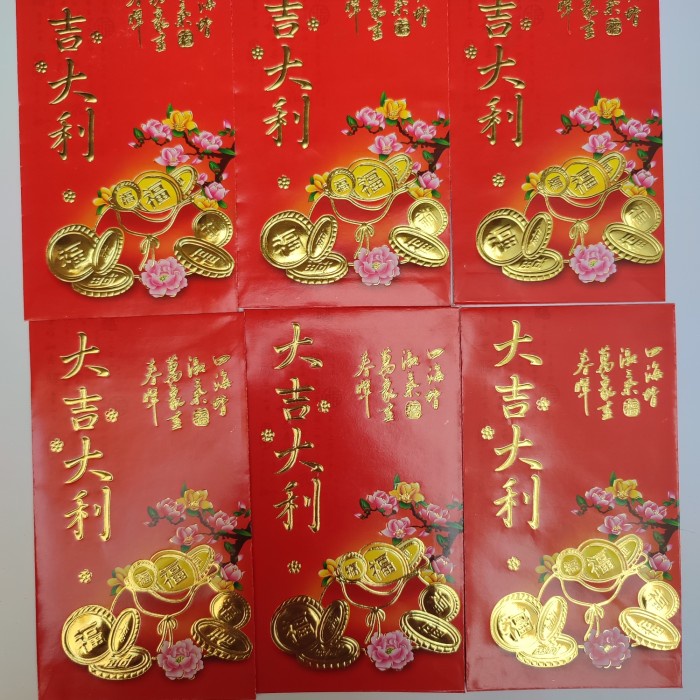 

New! paket angpau imlek besar 10bks / angpau imlek / gratis 1 bks Limited