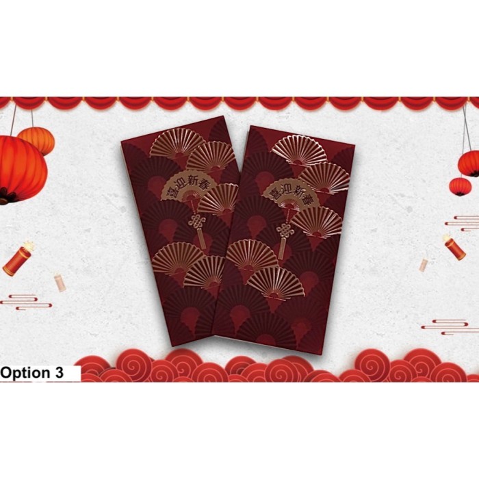 

New! Angpao kipas imlek isi 7 Limited