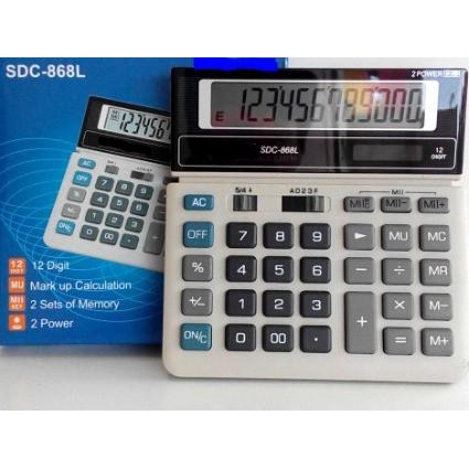 

Terlaris Kalkulator Calculator Citizen SDC 868L 12Digit