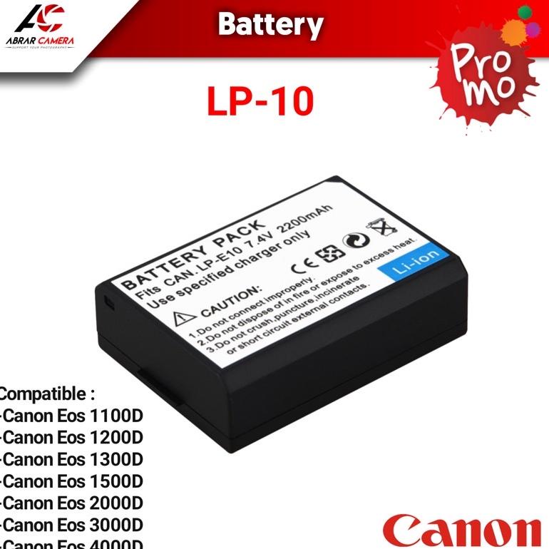 Sale Baterai LP E10 Batre LP E10 E10E REPLIK 1:1 Kamera Canon 1100D 1200D 1300D 1500D 2000D 3000D 40