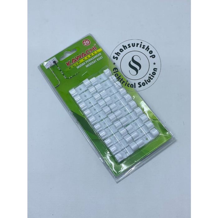 

KLEM KABEL KLIP KABEL GANDENG WIRE HOSE CLAMP ISI 20 PCS