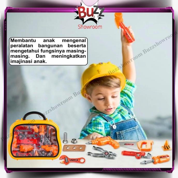ToolBox Tools set toys mainan alat perkakas obeng Engineering Tool Box