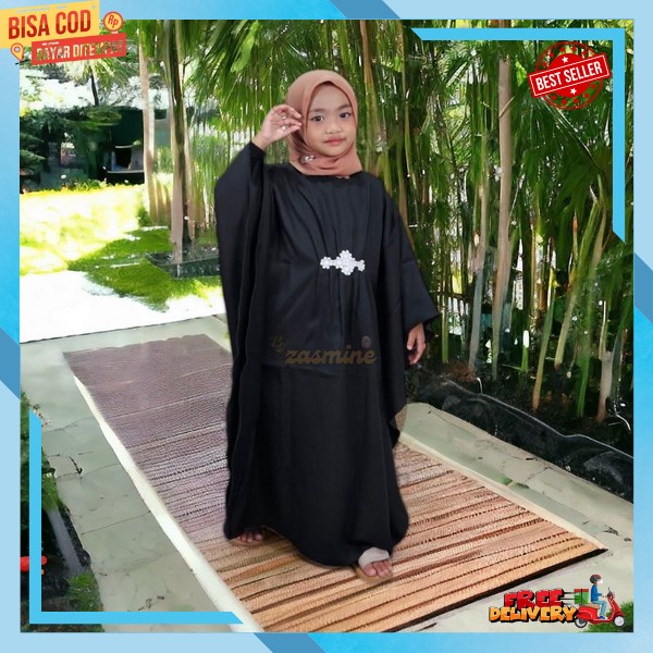 Bajy Kaftan Murah Premium Dress Usia 4 5 6 7 8 9 10 11 12 Tahun Baju Kaptan Anak2 Viral Kaftam Konda