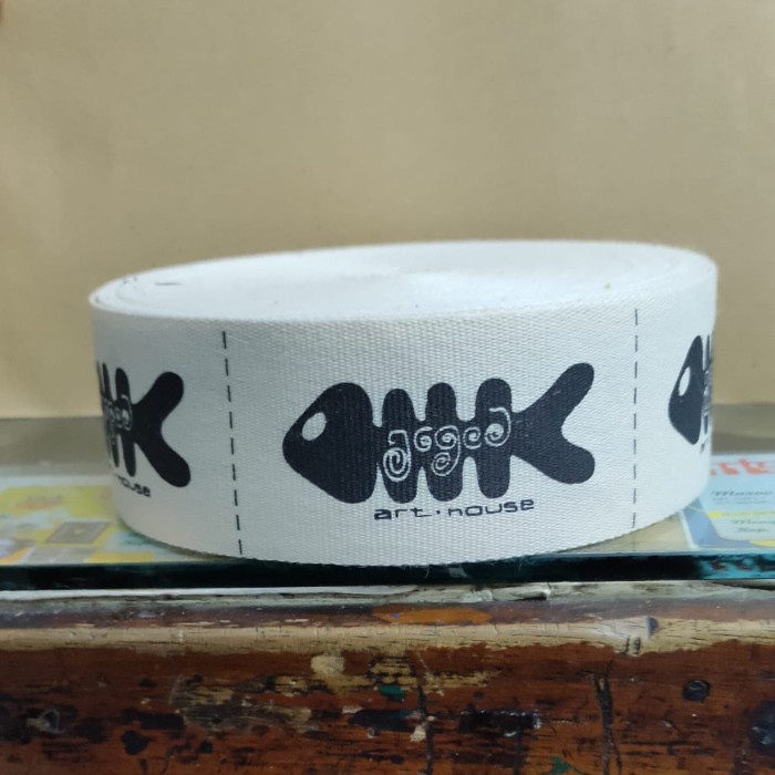 

cetak sablon label katun 2cm