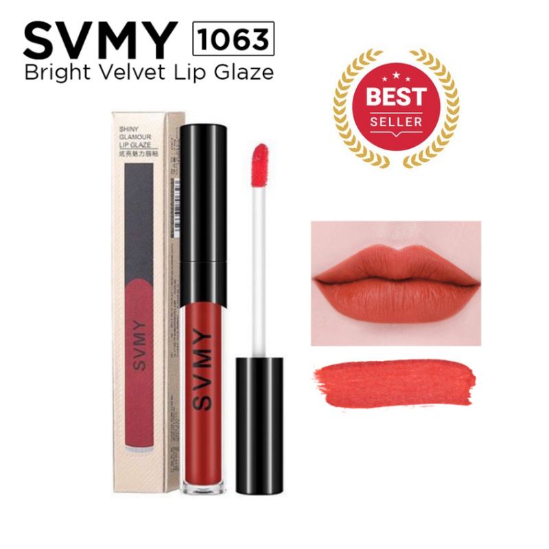 #SO SVMY/verfons lipstik matte lip glaze lipstik halus ringan 1063