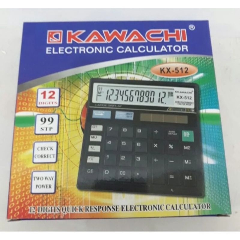 

KAWACHI KALKULATOR KX 512 LARGE DISPLAY