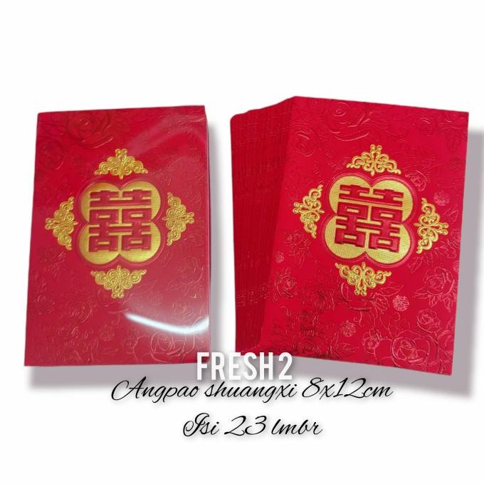

[IMLEK] angpao shuangxi pendek 1/angpao wedding TERLARIS