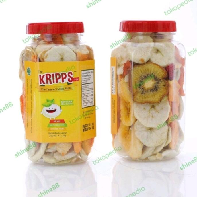 

BIG SALE KERIPIK BUAH / VEGAN CHIPS FRUITS THE KRIPPS - REGULER !!!!!