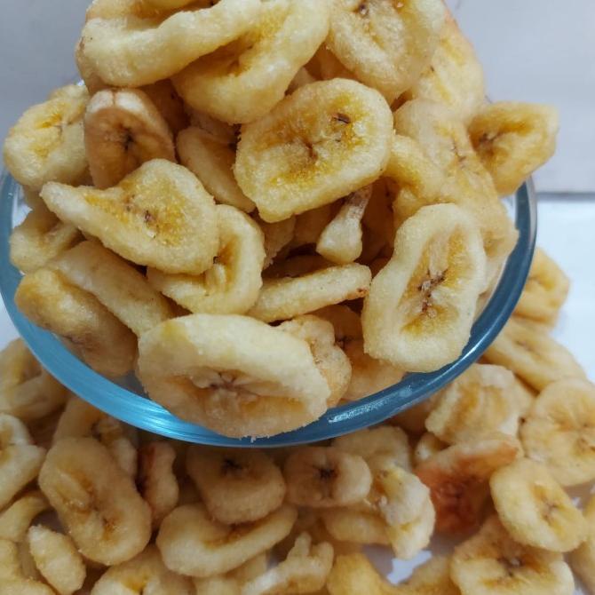 

READY STOCK KERIPIK PISANG KEPO OVEN/PANGGANG GURIH/RENYAH 500GRAM !!!!!