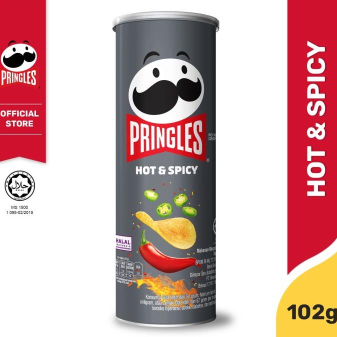 

NEW PRODUK [CARTON DEALS] PRINGLES HOT SPICY KERIPIK 102GR (12 PCS) !!!!!
