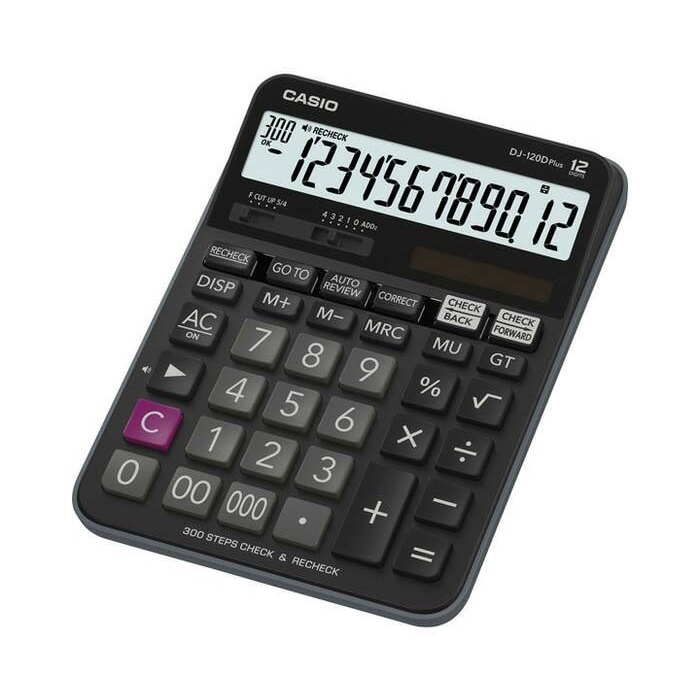 

KALKULATOR MEJA CASIO DJ-120D PLUS DESKTOP CHECK & CORRECT CALCULATOR ORIGINAL TERBARU