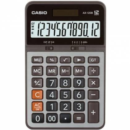 

CASIO AX 120 B - CALCULATOR DESKTOP KALKULATOR MEJA KANTOR AX-120B ORIGINAL TERBARU