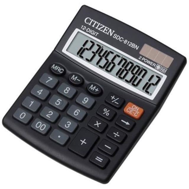 

CALCULATOR CITIZEN SDC 812 BN ORIGINAL TERBARU