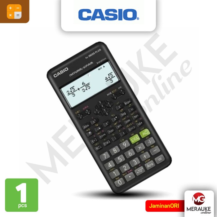 

CALCULATOR CASIO FX-350ES PLUS ORIGINAL TERBARU