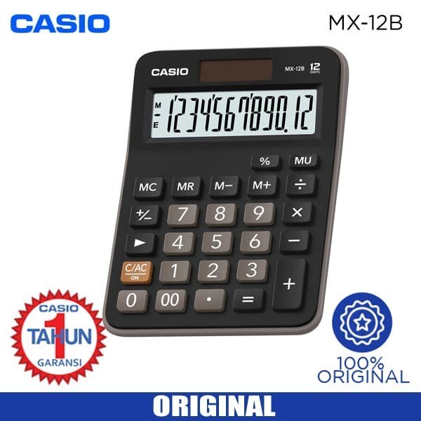 

CALCULATOR CASIO MX-12B ORIGINAL ORIGINAL TERBARU