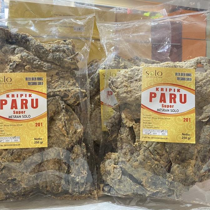 

READY STOCK KERIPIK PARU MESRAN SOLO 250GR !!!!!