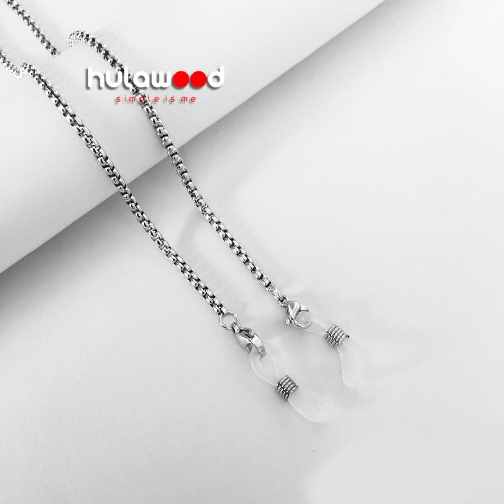 Big Promo Rantai Kacamata Masker Strap Kacamata Pengait Titanium Stainless Steel Anti Karat Pria Wan