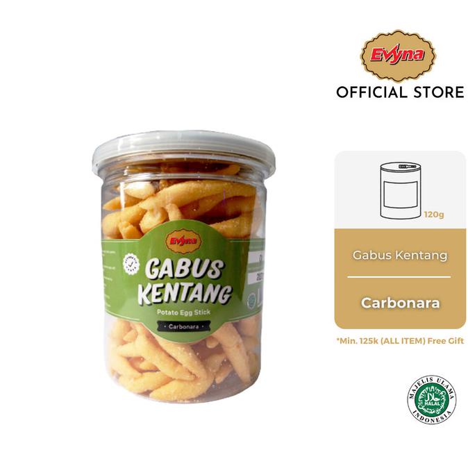

NEW PRODUK EVYNA POTATO EGG STICK CARBONARA | TELUR GABUS KENTANG | 120GR !!!!!