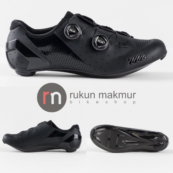 NEW BONTRAGER SHOES XXX ROAD CARBON BLACK SHOE SEPATU CLEAT BALAP ORIGINAL TERBARU