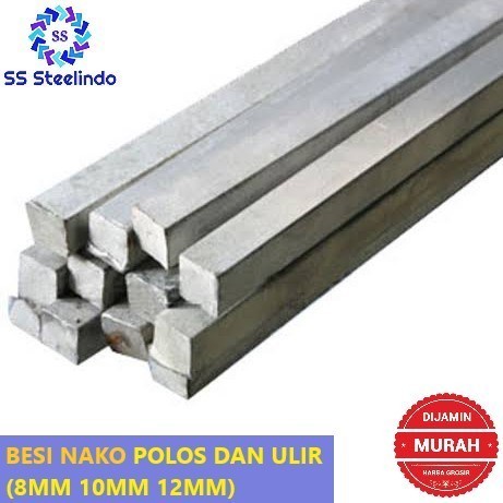 Termurah Besi Nako Polos Dan Ulir (8Mm 10Mm 12Mm) Best Quality