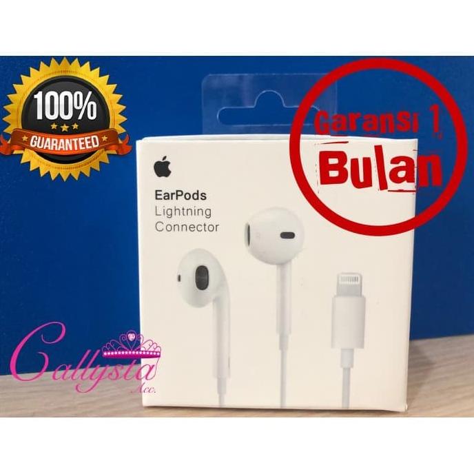 Headset Earpods Iphone 7 8 X Original 100%