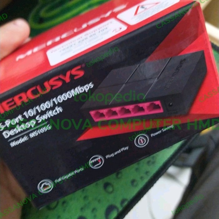 MERCUSYS MS105G 5 PORT GIGABIT / SWITCH HUB 5P GIGABIT MERCUSYS MS105G