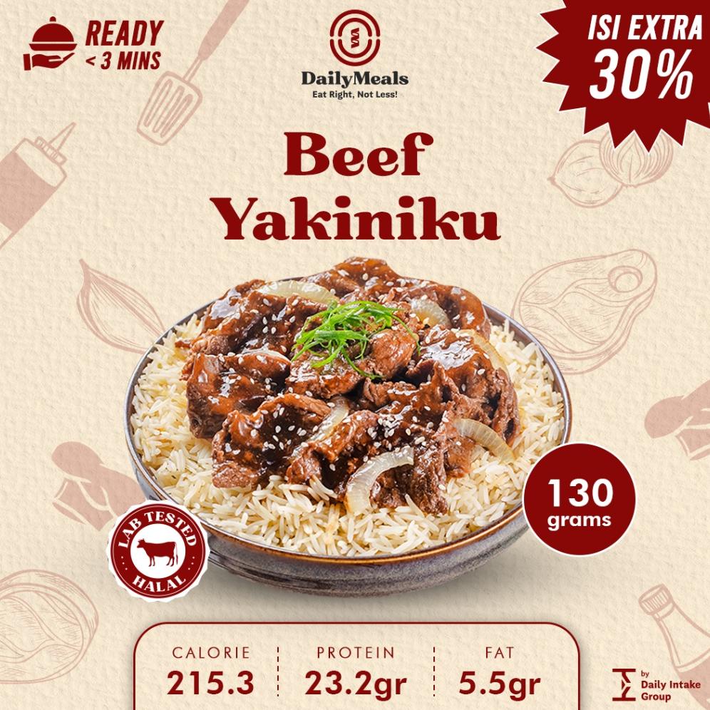 

Ready Lauk Frozen Siap Masak - Beef / Sapi Yakiniku (Meal Prep)