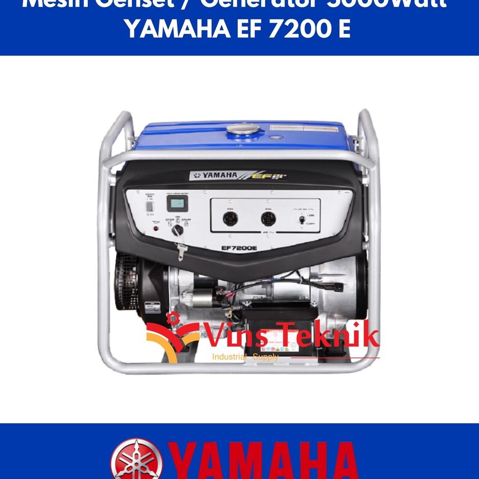 Mesin Genset Ef 7200 E Yamaha Generator Bensin Ef7200E 5000 Watt