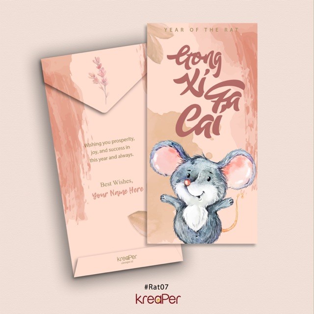 

New! Amplop Imlek 2020 Murah Kode Rat07 Limited