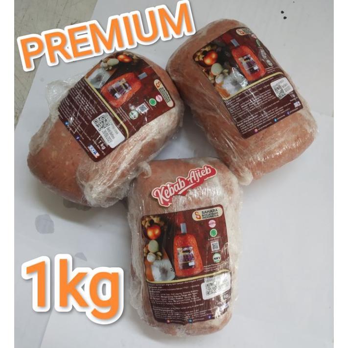 

Ready Daging kebab 1 kilo , Sahara premium tanpa tiang