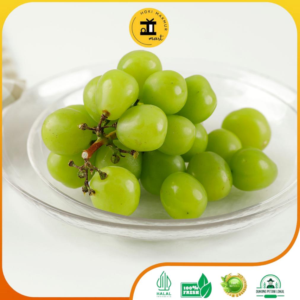 

Ready TERMURAH GREEN MUSCAT 1 PACK PREMIUM 500 GRAM | ANGGUR HIJAU | ANGGUR HIJAU