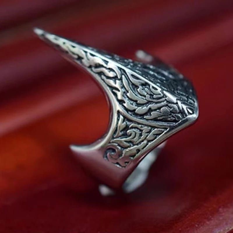 Cincin Tengkorak Burung Gaya Punk Rock Metal