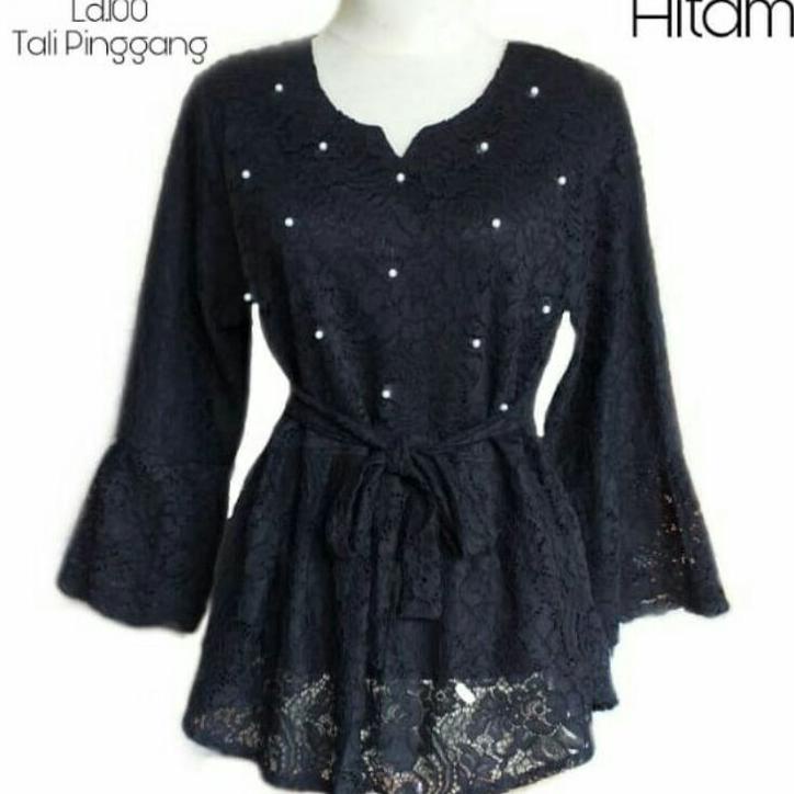 Atasan Burkat Cupel - Atasan Brokat Ern || Blus Brokat Simple