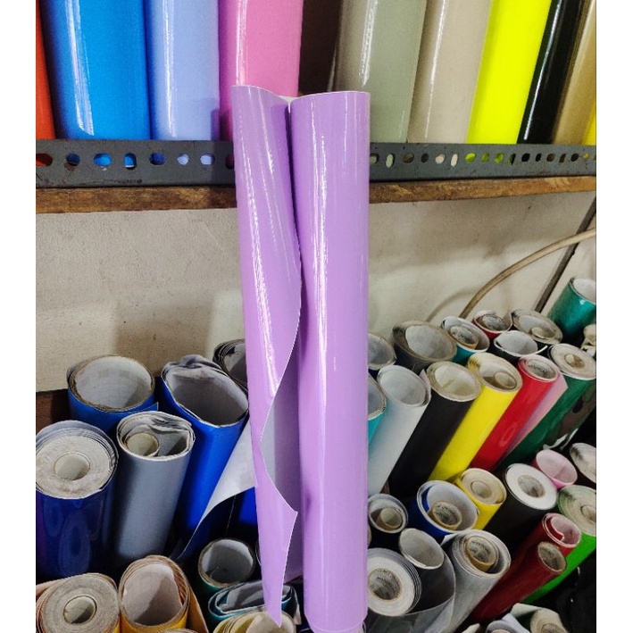 stiker skotlet warna ungu muda//stiker warna lilac