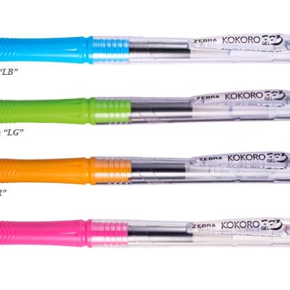 

Gel Zebra Kokoro Sweet 0.5Mm [Per 1 Lusin]