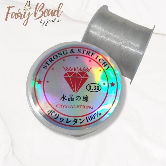 

Tali Benang Senar Nylon Nilon Transparan Bening Non Elastis