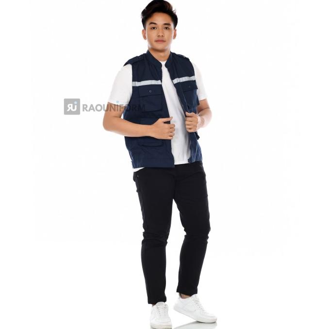 Rompi Safety/Rompi Proyek K3/Rompi Proyek Safety/Rompi Custom Bordir