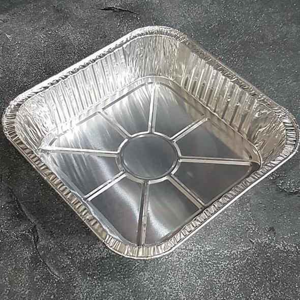 Tray OX1400 / K1452 isi 10 pc Cetakan Kue Aluminium Foil Kotak 20 x 20